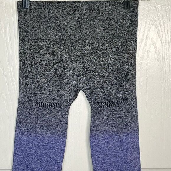 Gymshark Adapt Ombre Seamless Leggings Gray Purple Sz S or M - Picture 3 of 11
